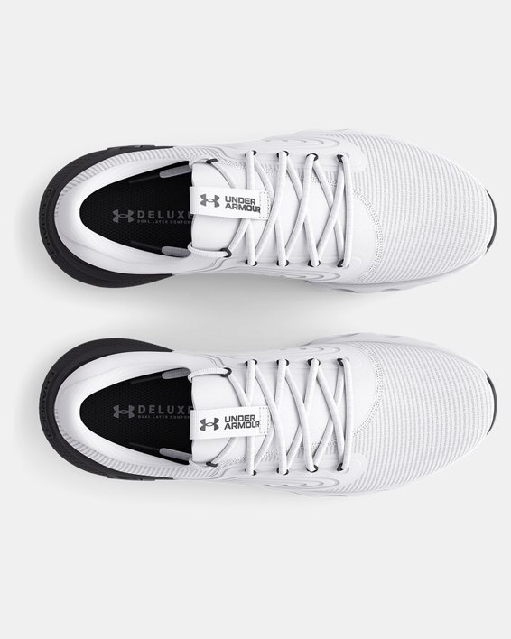 Men's UA Charged Vantage 2 Running Shoes, White, pdpMainDesktop image number 2